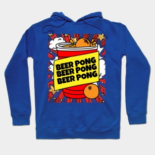 Party Drinking Game Beerpong Beer Pong Hoodie